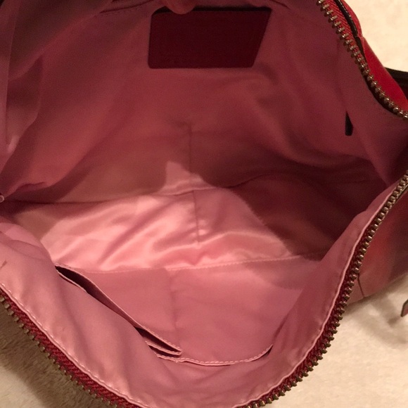 Coach Red Purse - Picture 3 of 5